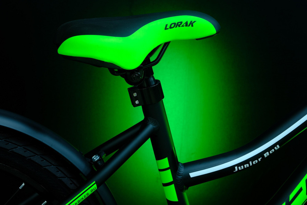 Lorak Junior 18 Boy Матовый Чёрный/Зелёный