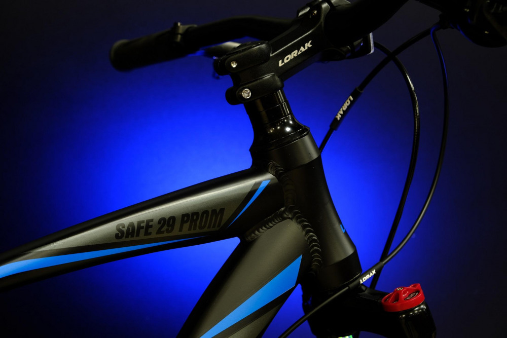 LORAK Safe 29 Prom Матовый Чёрный/Синий 21р (на рост 183-190)