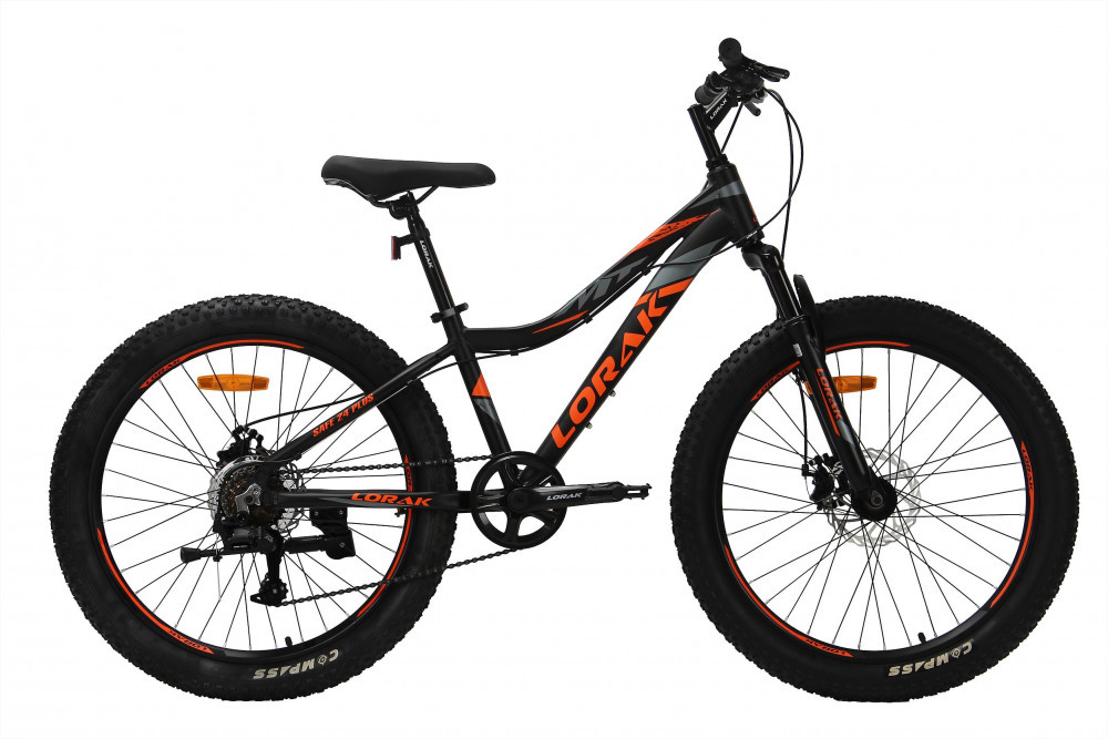 LORAK Safe PLUS 24 Матовый Чёрный/Оранжевый