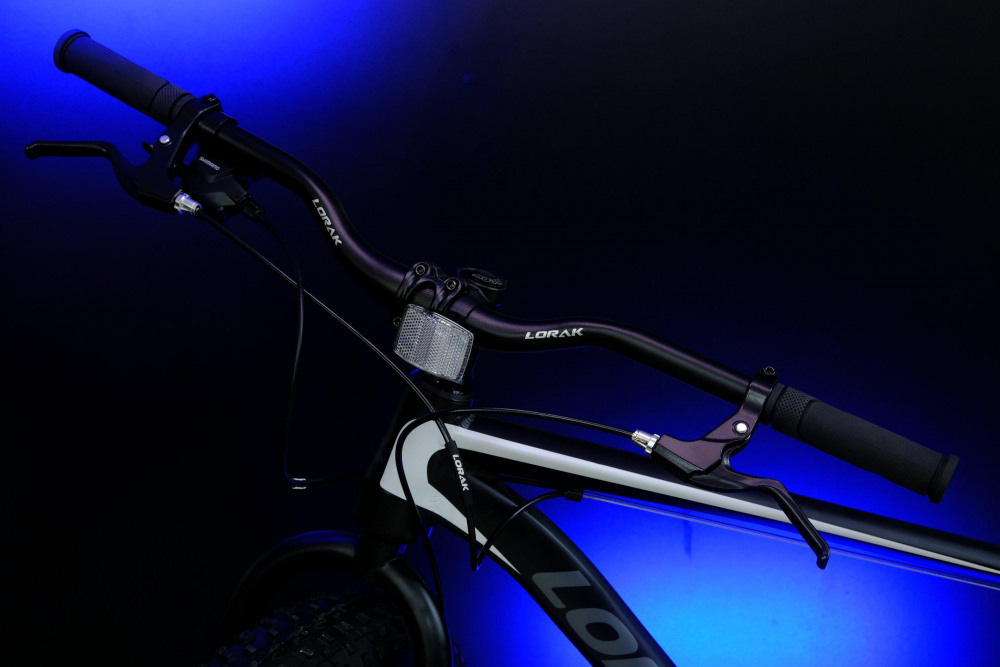 LORAK FAT Safe 26 Матовый Чёрный/Белый рама 19 (на рост 171-182)