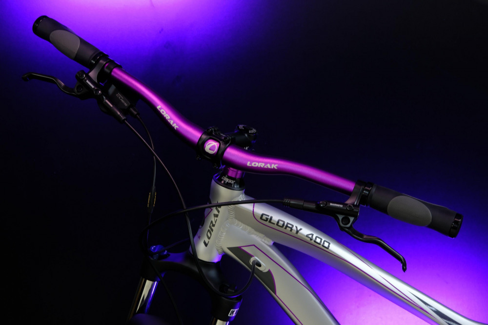 LORAK GLORY 400 9 sp Матовый Серебристый/Фиолетовый 17р (на рост 155-173)