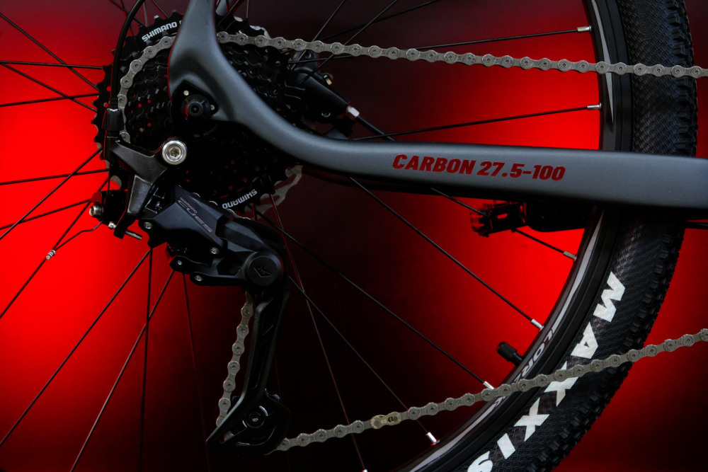 LORAK Carbon 27,5 100 Матовый Серый/Черный глянец